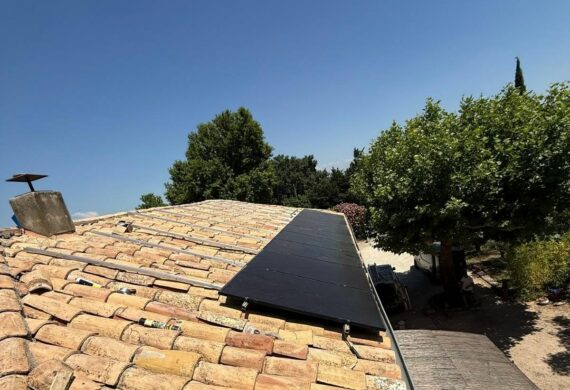 Installation de panneaux solaires à Caderousse